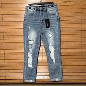 Risen Distressed Relaxed Fit Jeans 11